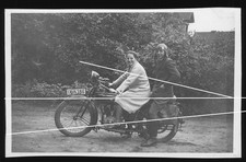 orig. Photo 1929 Motorcycle