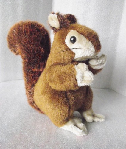 Red squirrel soft toy new - red, (new/no