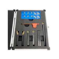 6pc Indexable turning tool set 8mm turning facing boring + inserts RDGTOOLS