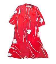 Vintage Dresses | Vintage Gina Bacconi Red 1920s Inspired Dress Size 14 1930s