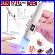 Mini UV LED Nail Lamp Portable Polish Curing Gel Dryer Light With Bracket