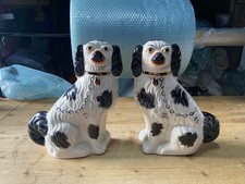 PAIR OF STAFFORDSHIRE DOGS