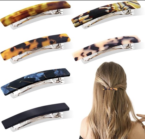 6pcs french barrette hair - 6pcs,