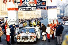 Stig Blomqvist is interviewed