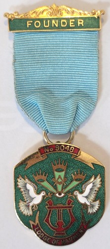 Masonic founder jewel - masonic,