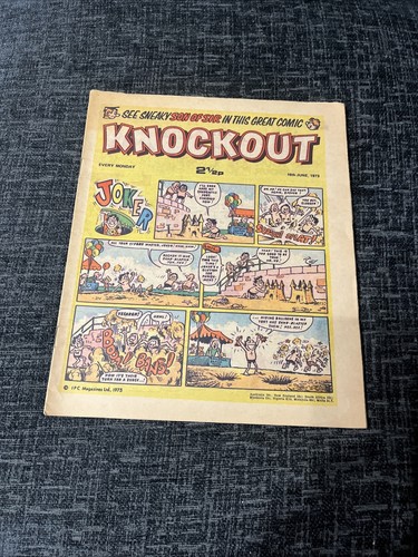 Knockout comic june 1973 - comic,