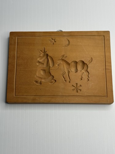 Vintage swiss wooden cookie - swiss,