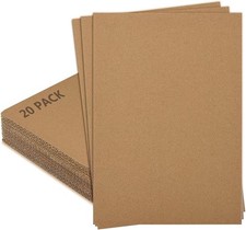 20 Pieces Corrugated Cardboard