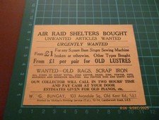 WW2/WW II W.G. BUNGAY WE BUY