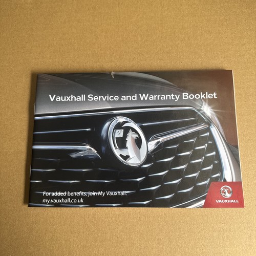 New genuine vauxhall - genuine, empty