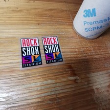 Rock Shox SL TITANIUM fork decal set X2 sticker stickers sticker ステッ