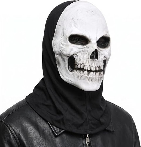 Skull ghost face mask - skull,
