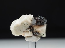 Aegirin smoky quartz - aegirin,,
