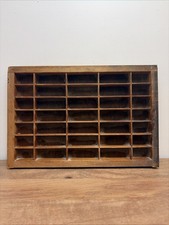 Antique Wooden Printer Tray