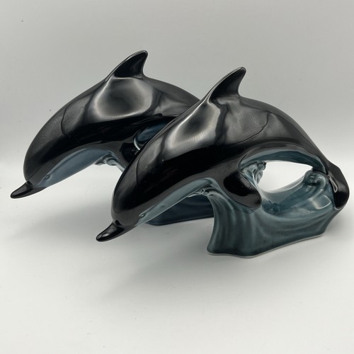 Small poole pottery dolphin - 2,