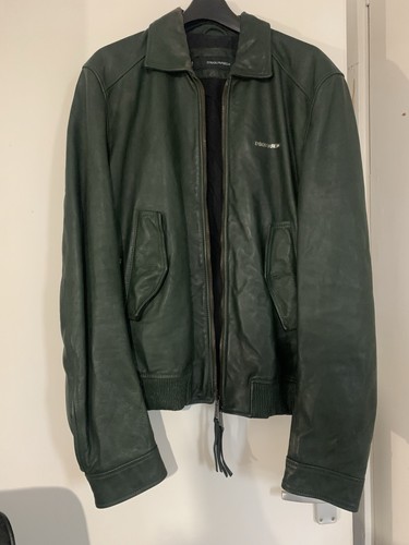 Dsquared mens leather jacket - leather,