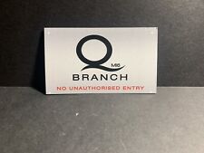 JAMES BOND OO7 Q BRANCH CARD