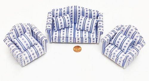 Dolls house miniature sofa - miniature, and