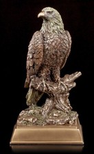 Eagle Figure Sitting on Branch