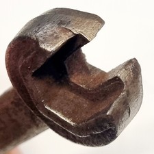 TAYWIL MANGLE SPANNER - STEP STEPPED SPANNER - VICTORIAN BRITISH TOOL VINTAGE 6"