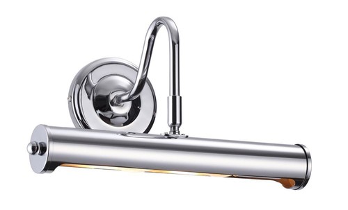 Polished chrome swan neck - 12",