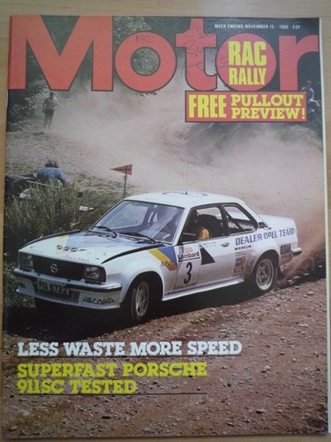 1980 motor nov porsche - nov, 911