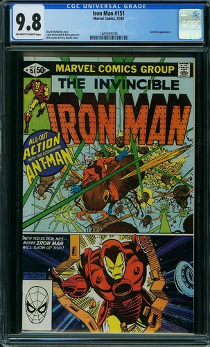 Iron man 151 cgc - #151, 9.8