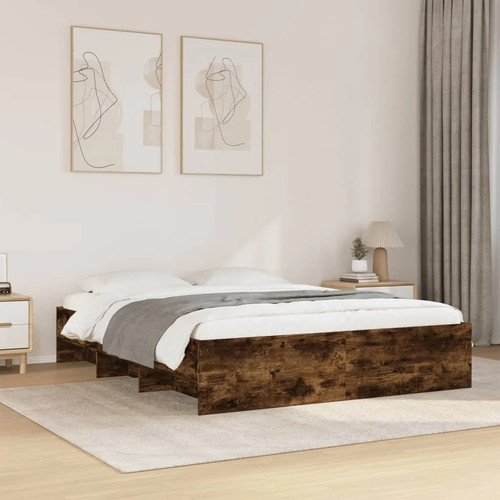 Modern wooden queen - queen, 160cm