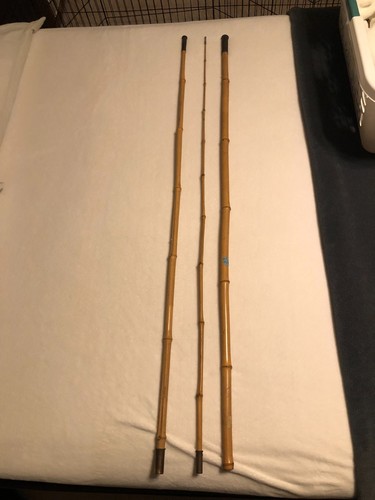 Vintage antique bamboo cane - /,
