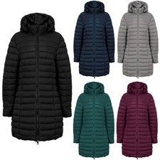 Women's Quilted Coat Long Warm