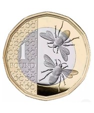 King Charles III Bee One Pound