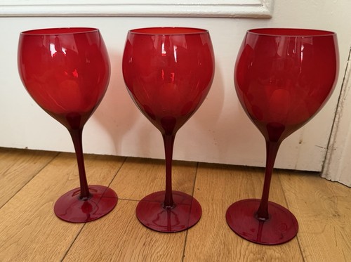 Large coloured glass red - large,