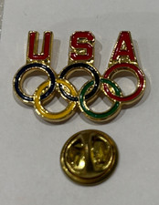 USA Olympic Rings Pin Badge