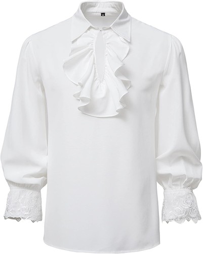 Men renaissance ruffled - men's,