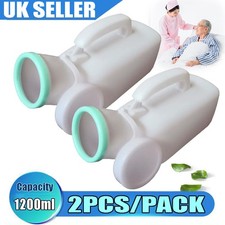 2x Male Urinal Bottle 1200ml
