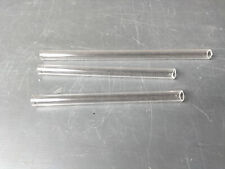 3 x 20mm Clear Acrylic / Perspex Round Plastic Tube Length 275 - 365mm Dia 20mm