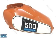 For Yamaha XT TT 500 Steel Orange Painted Petrol Gas Fuel Tank 1n5 1977