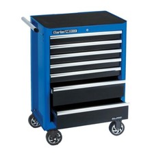 CLARKE 3 DRAWER STEP UP CHEST TOOL BOX BLUE CBB203C 7638012