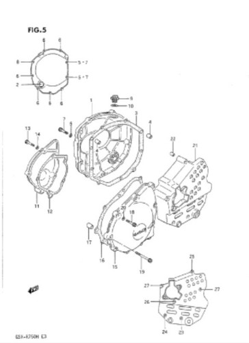 Stainless bolts crankcase - stainless,