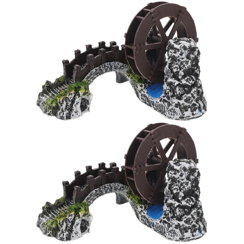 Resin simulation bridge decor - resin,