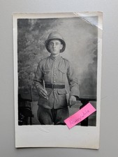 Old Photo Man Military Uniform