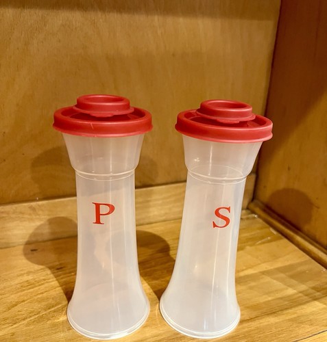 Tupperware hourglass salt and - hourglass,