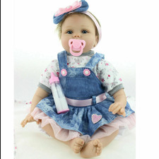 Realistic Baby Doll With Accessories 22-Inch Handmade Reborn Baby Dolls