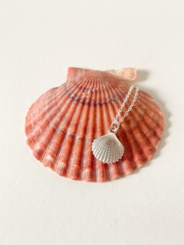 Sterling silver cockle shell - cockle,