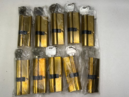 Brass euro cylinder locks - brass,