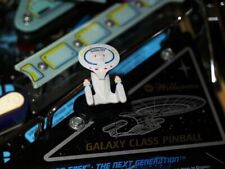 Star Trek TNG pinball machine mod mini model ships NCC-1701-B & NCC-1701-D