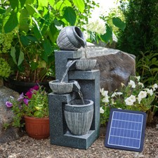 Garden solar power cascading - garden,