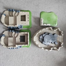 Collection of pre-owned Playmobil Castle pieces for spares and repairs
