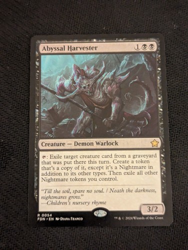 Mtg abyssal harvester - -,
