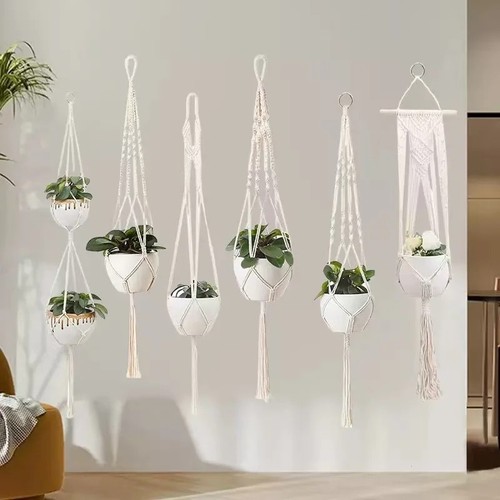 Hanging plant handmade macrame - plant,